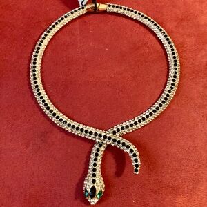 Bejeweled Snake Necklace